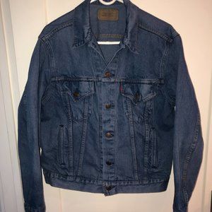 vintage 80's Levi's trucker jacket 44R VGUC 70506-0214 Made in USA